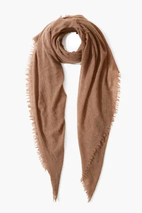 100% Cashmere Scarf Camel