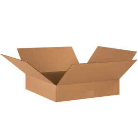 17 x 17 x 4 Flat Corrugated Boxes