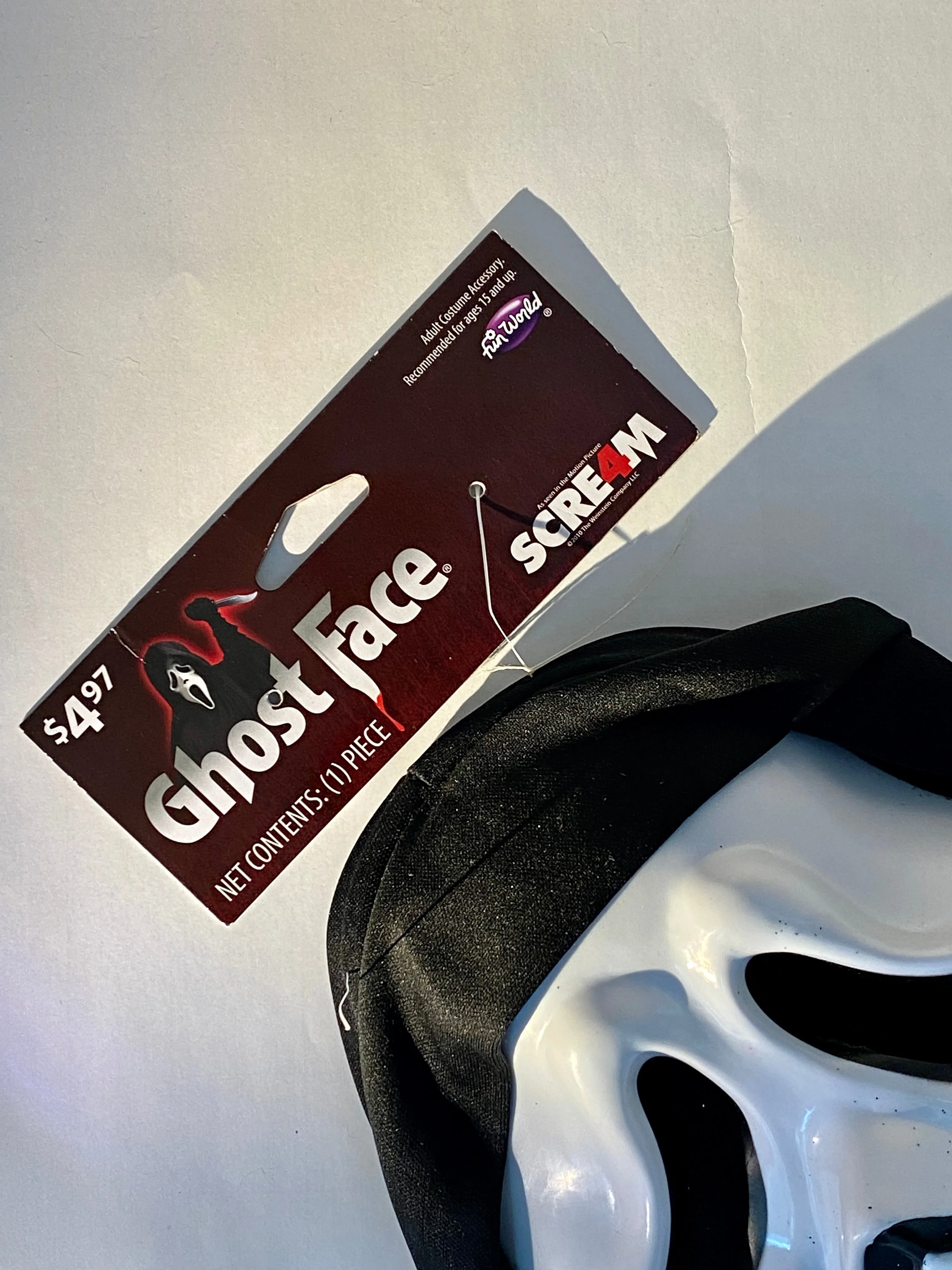 2014 Scream 4 Ghost Face Mask (NOS)