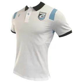 2021-2022 Cardiff Blues Travel Cotton Poly Polo Shirt (White)