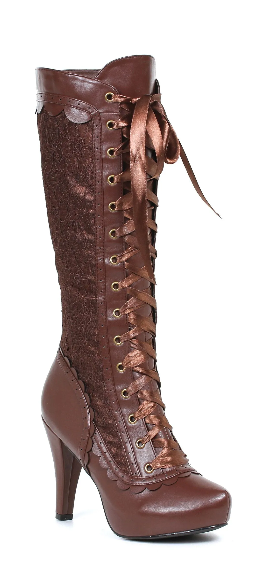 4" Heel Lace Boots (ES414-MARY)