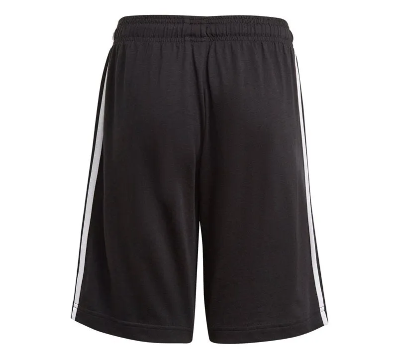 adidas Essentials 3 Stripe Shorts - Boys - Black/White