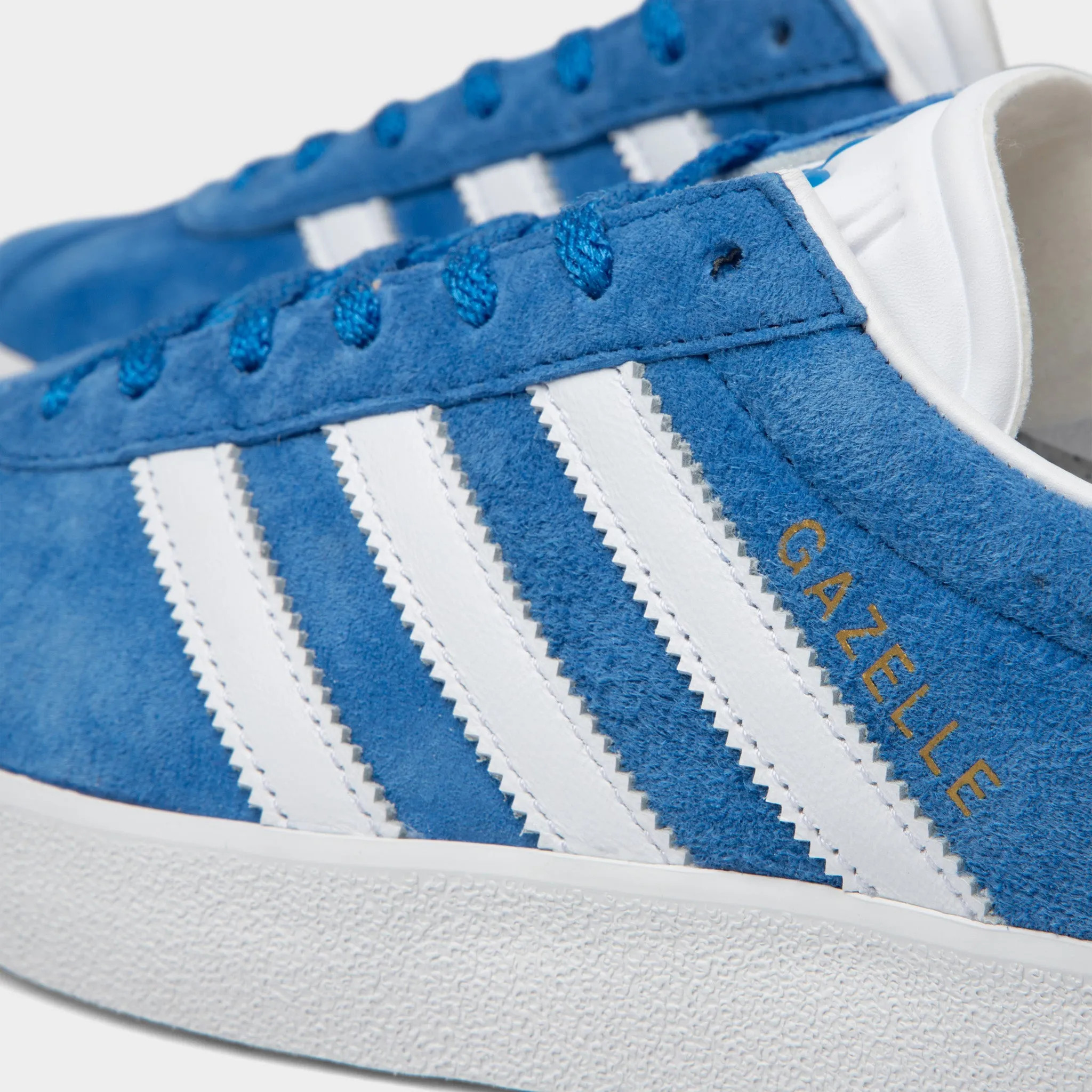 adidas Originals Gazelle 85 Blue Bird / Cloud White - Gold Metallic