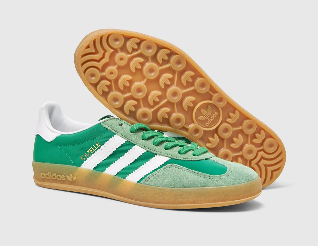 adidas Originals Gazelle Indoor Green / Fwtr White - Hazy Green