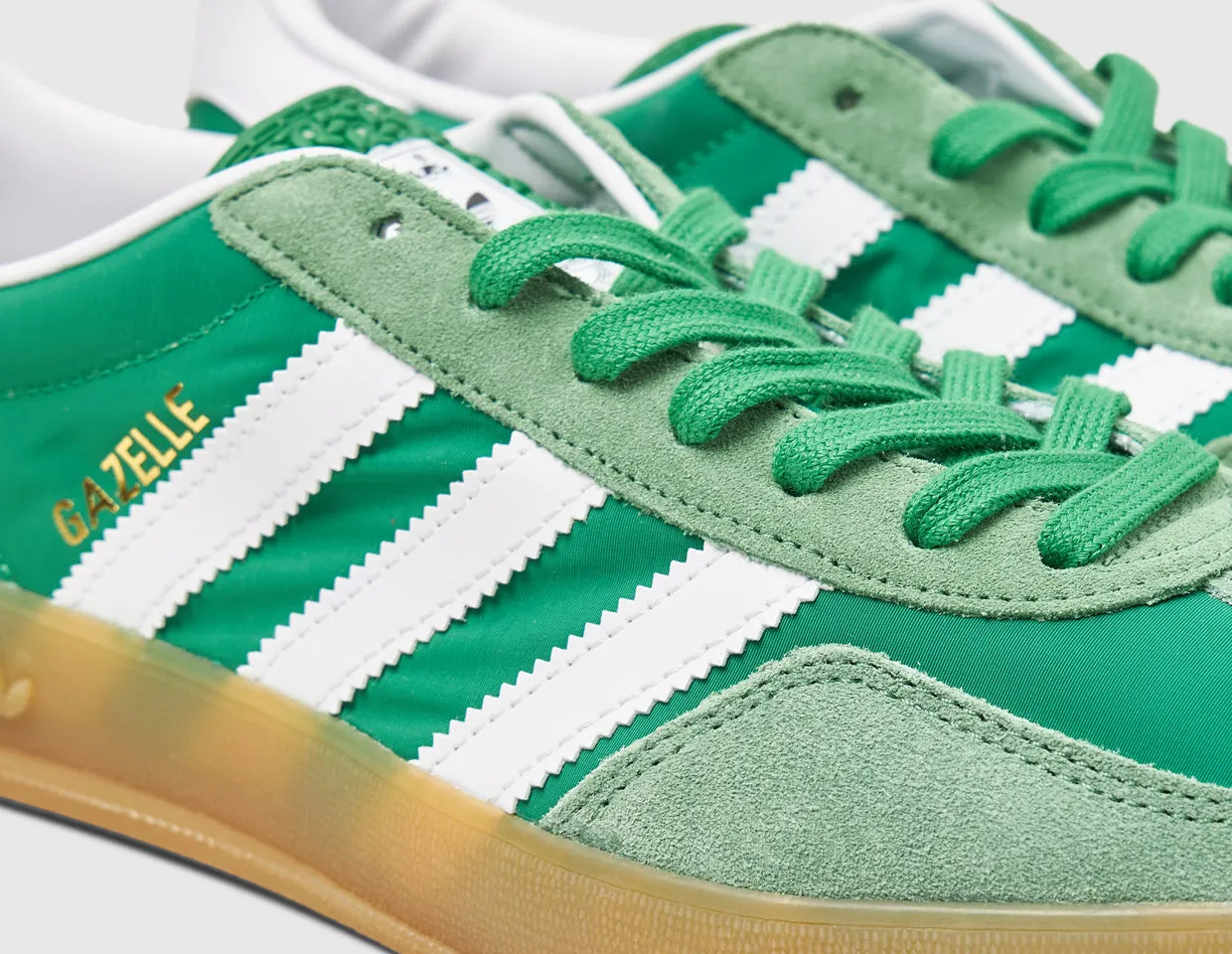 adidas Originals Gazelle Indoor Green / Fwtr White - Hazy Green