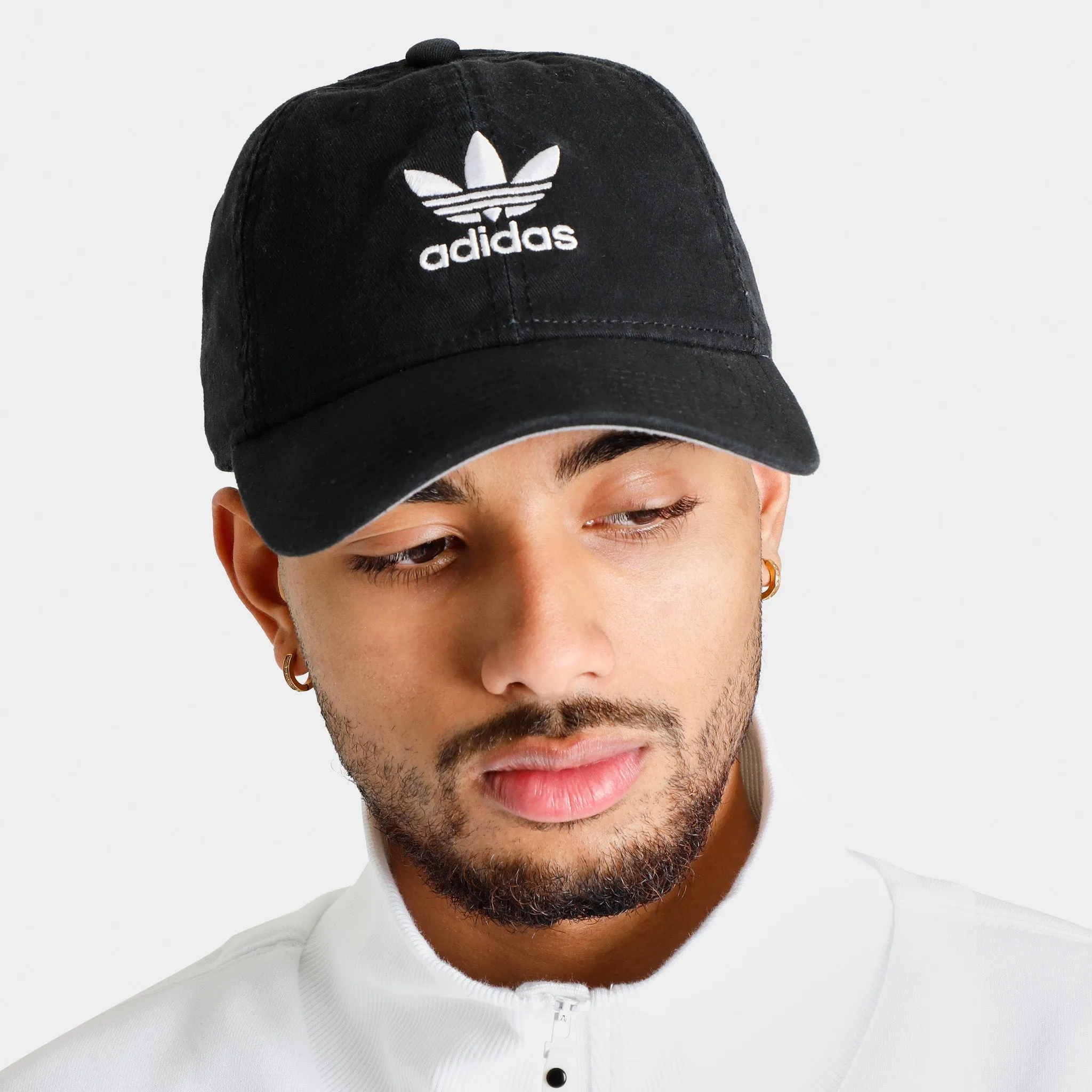 adidas Originals Relaxed Strapback Black / White