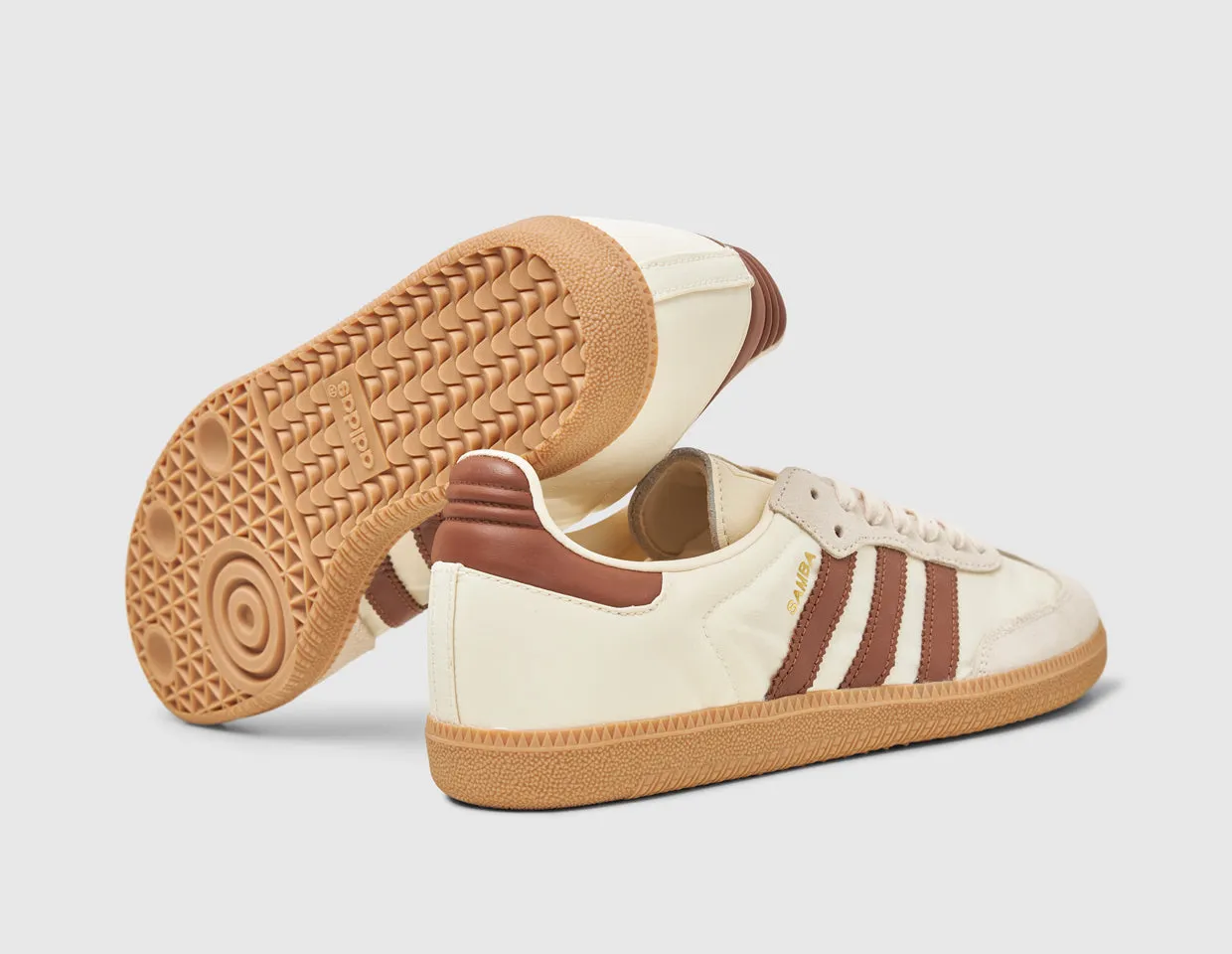 adidas Originals Samba OG Cream White / Preloved Brown - Wonder White