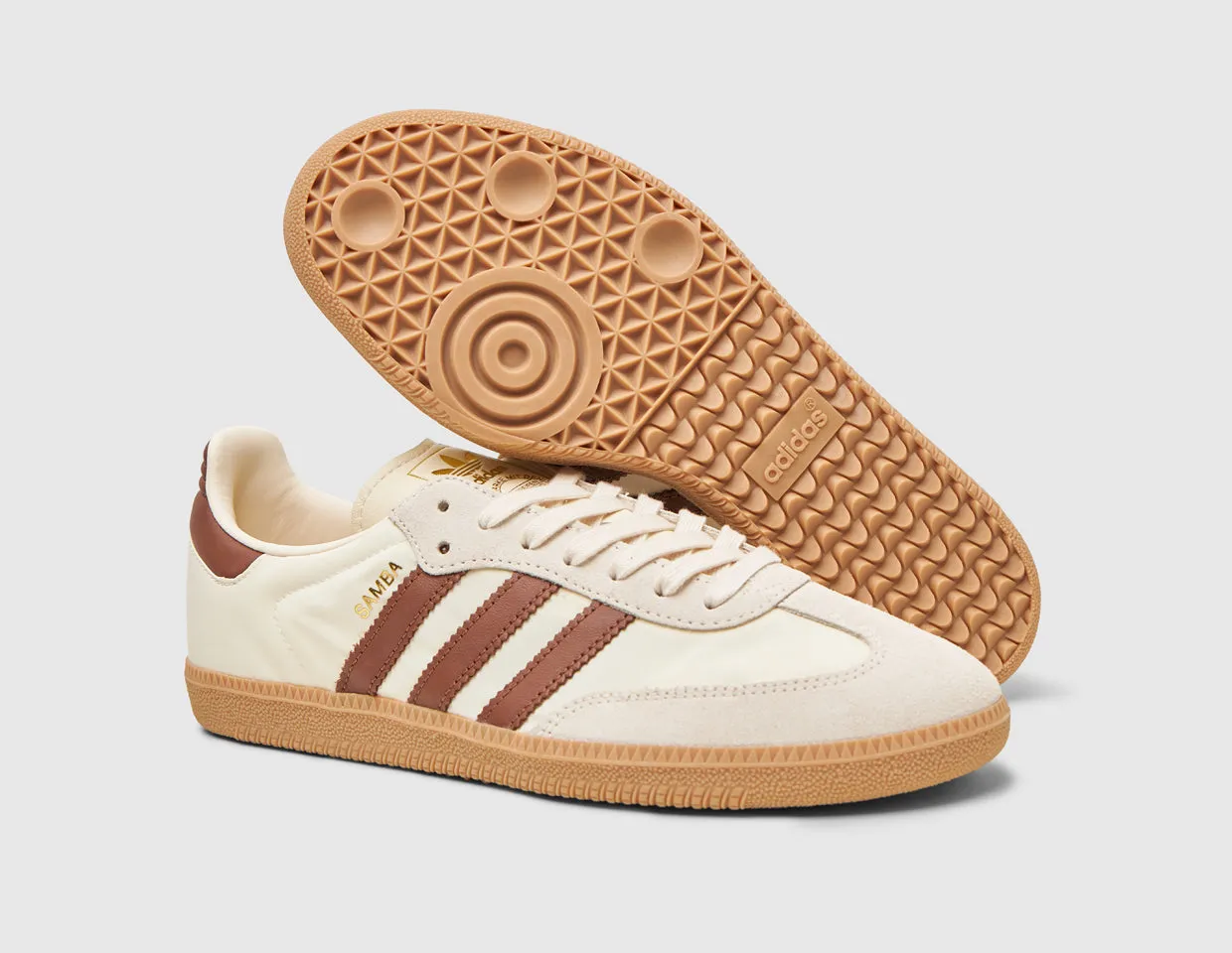 adidas Originals Samba OG Cream White / Preloved Brown - Wonder White