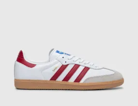 adidas Originals Samba OG White / Collegiate Burgundy - Gum