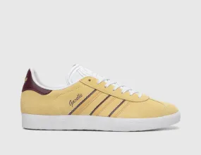 adidas Originals Women's Gazelle Almost Yellow / Oat - Maroon