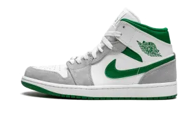 Air Jordan 1 Mid Grey Green