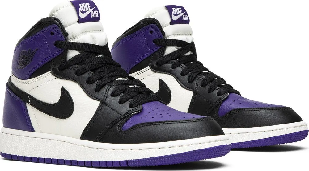 Air Jordan 1 Retro High OG 'Court Purple' (GS) (Size UK6/US7Y)