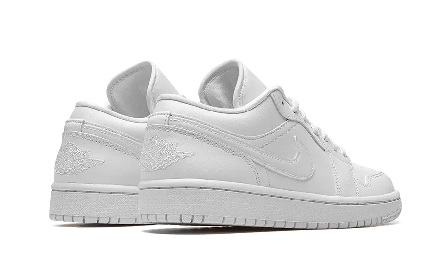 AirJordan 1 Low Triple White Patent Swoosh (2022)