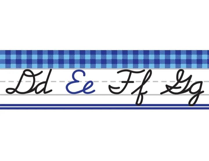 Alphabet Line Cursive Dnealian | Southern Charm | UPRINT | Schoolgirl Style