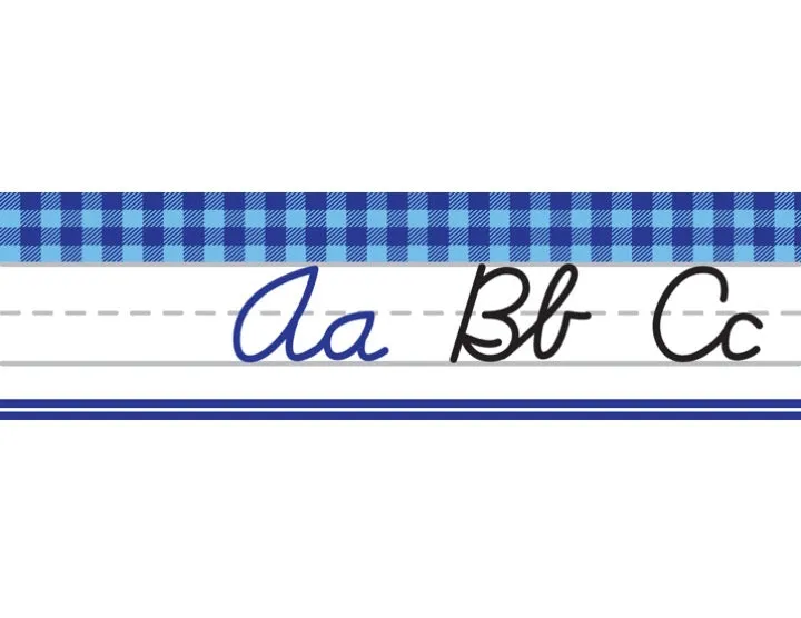 Alphabet Line Cursive Dnealian | Southern Charm | UPRINT | Schoolgirl Style