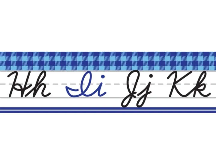 Alphabet Line Cursive Dnealian | Southern Charm | UPRINT | Schoolgirl Style