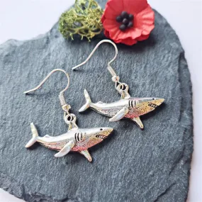 Amazing Full Shark Earrings