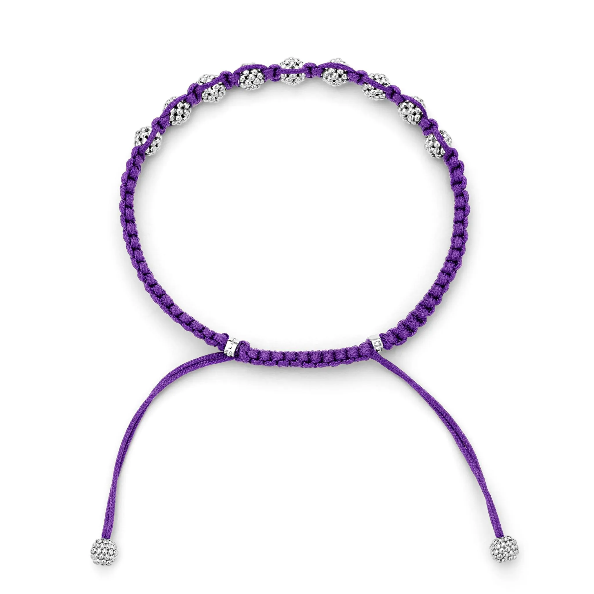 Anthem Purple Macrame Bracelet