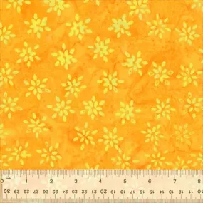 Anthology Batik - Bright Summer - 3477Q X Sparkling Flowers Dandelion By The Yard