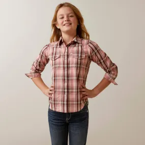 Ariat Girl's Saguaro Plaid Shirt