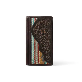 Ariat Mens Rug Floral Embossed Rodeo Wallet Style A3552002