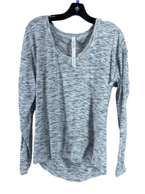 Athletic Top Long Sleeve Collar By Lululemon  Size: 8