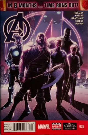 AVENGERS (2013-2015) #35 FIRST COVER APPEARANCE OF SAM WILSON IN CAPTAIN AMERICA COSTUME