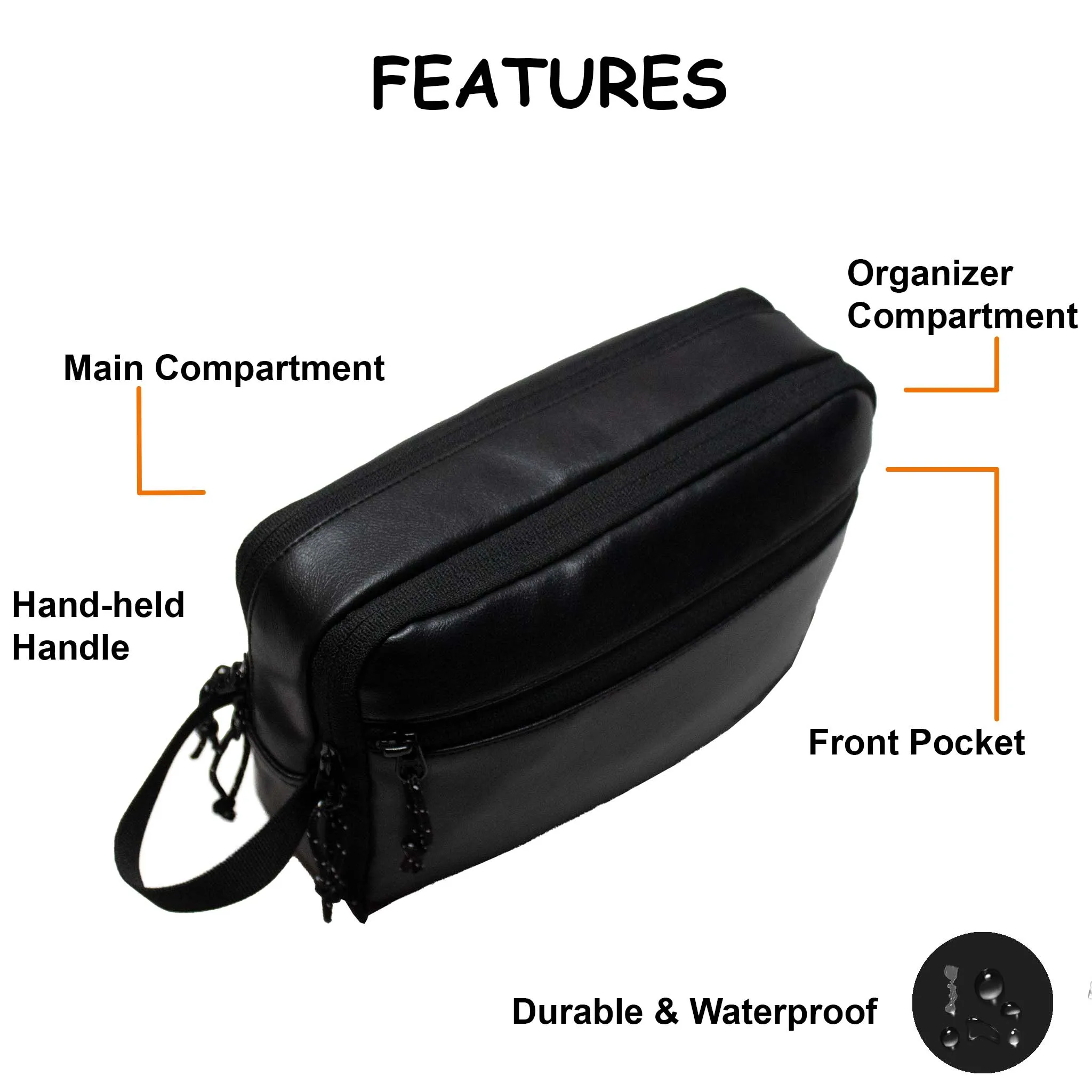 Basho Black Pouch