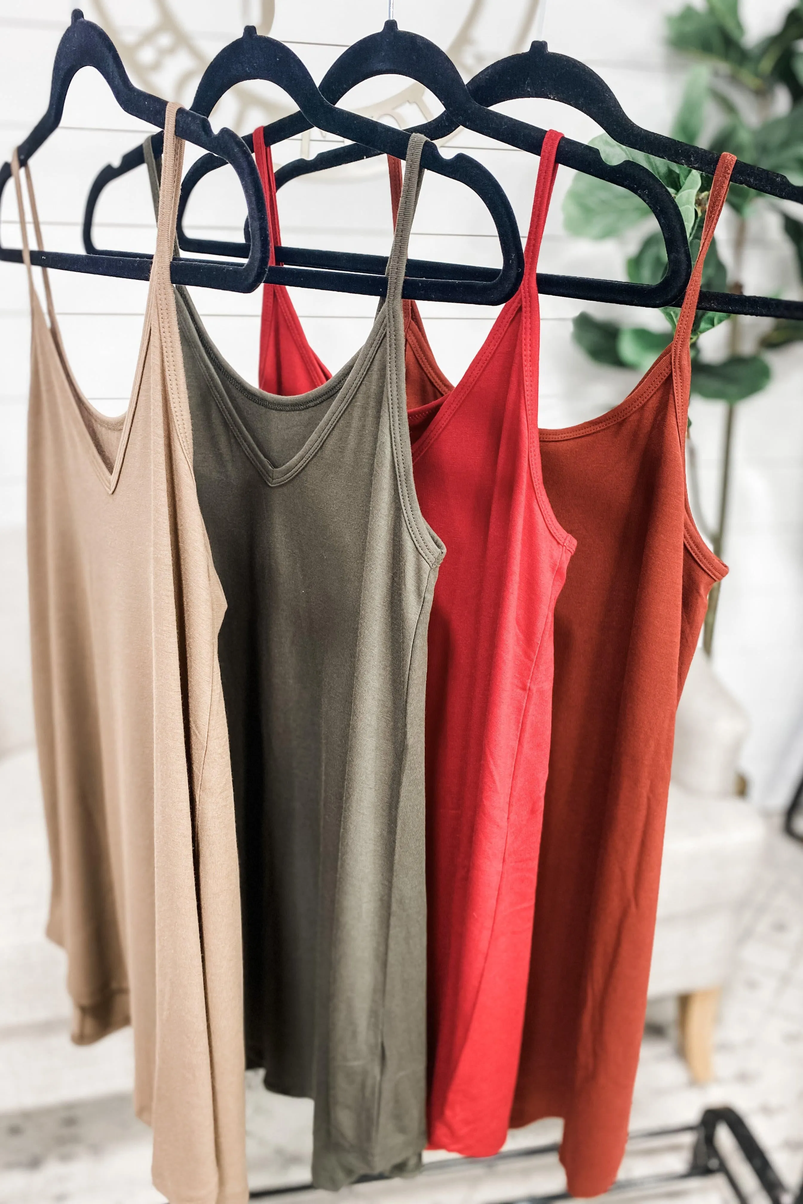 Basic Girl Reversible Tank - FALL COLLECTION {Red, Brick, Black, Olive, Mocha}