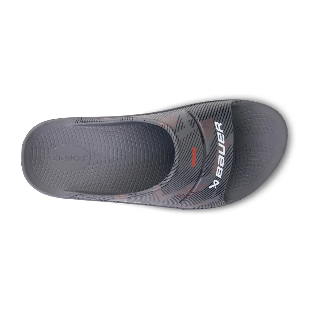 BAUER OOFOS NEXT GAME GREY SPORT SLIDES