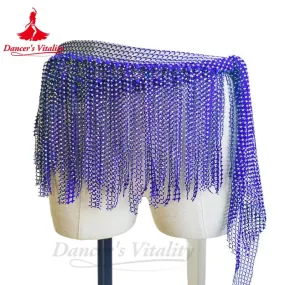 Belly Dance Waist Chain Diamond Hip Scarf New Multi Layered Tassel Belly Dancing Costume Performance Belt