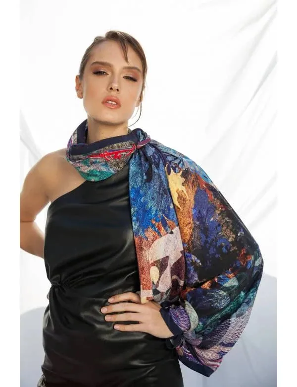 Bet and Malfie Hermes Long Silk Scarf (125x125)