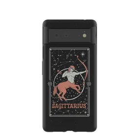 Black Sagittarius Google Pixel 6 Case