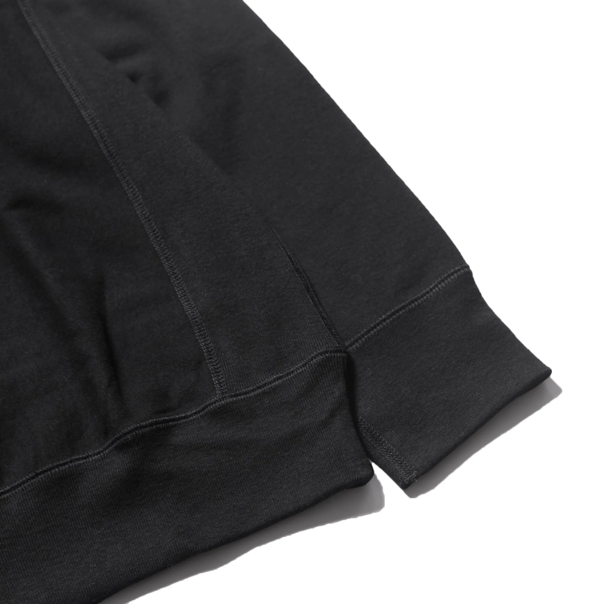 Blacksmith - Cross-Grain Staple Crewneck - Black