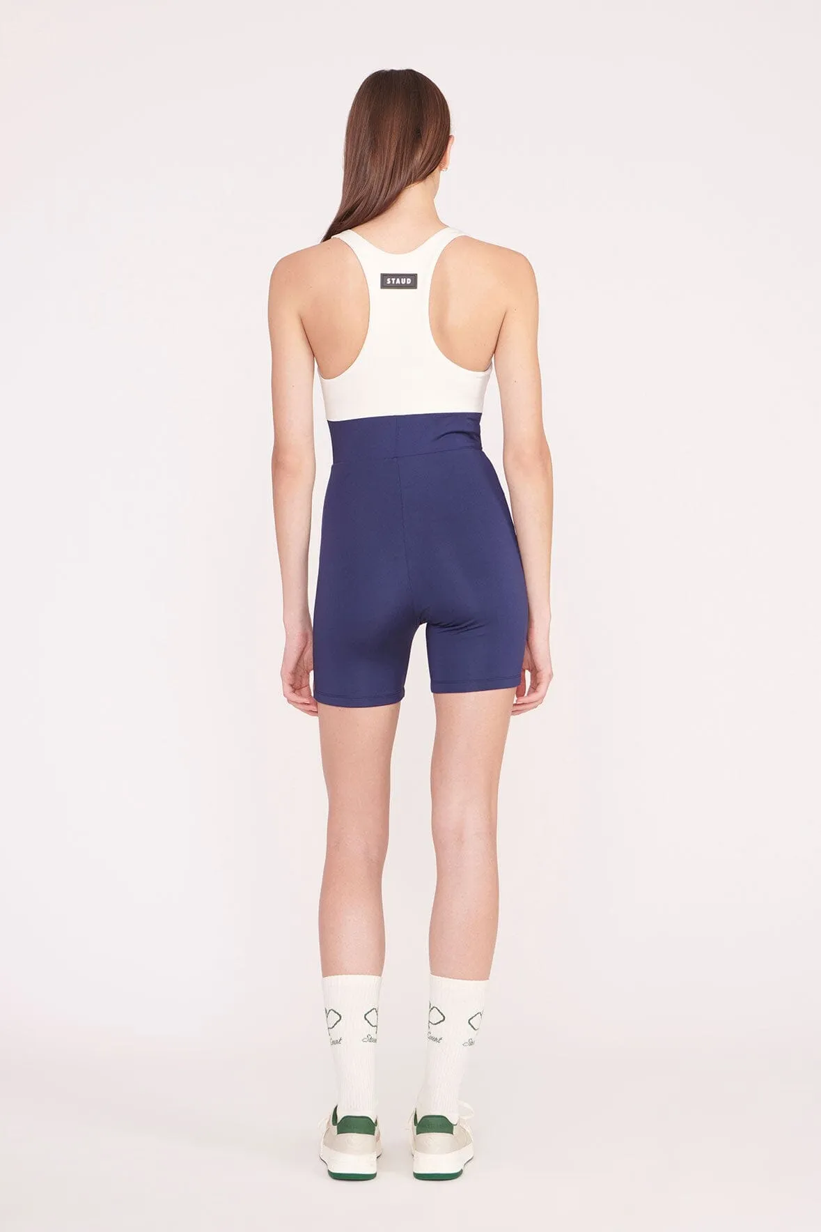 BOUNCE SHORT UNITARD | NAVY IVORY