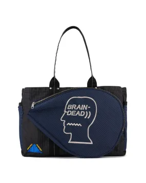 Brain Dead Equipment Logo Head Tennis Tote - Black