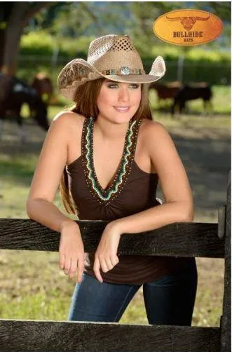 Bullhide From the Heart Straw Cowgirl Hat Style 2836