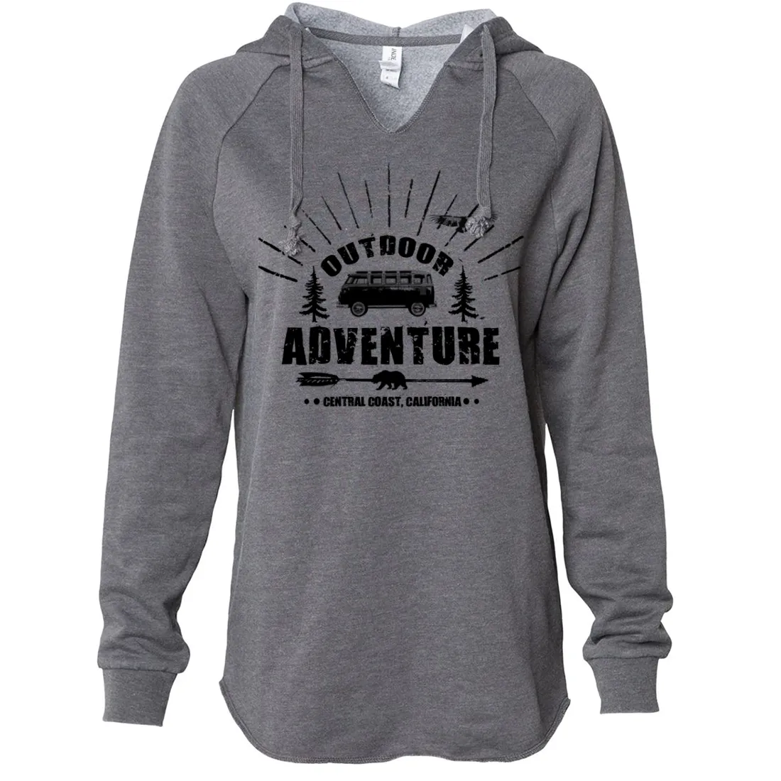 California Outdoor Adventure Women's Soft Hooded Pullover