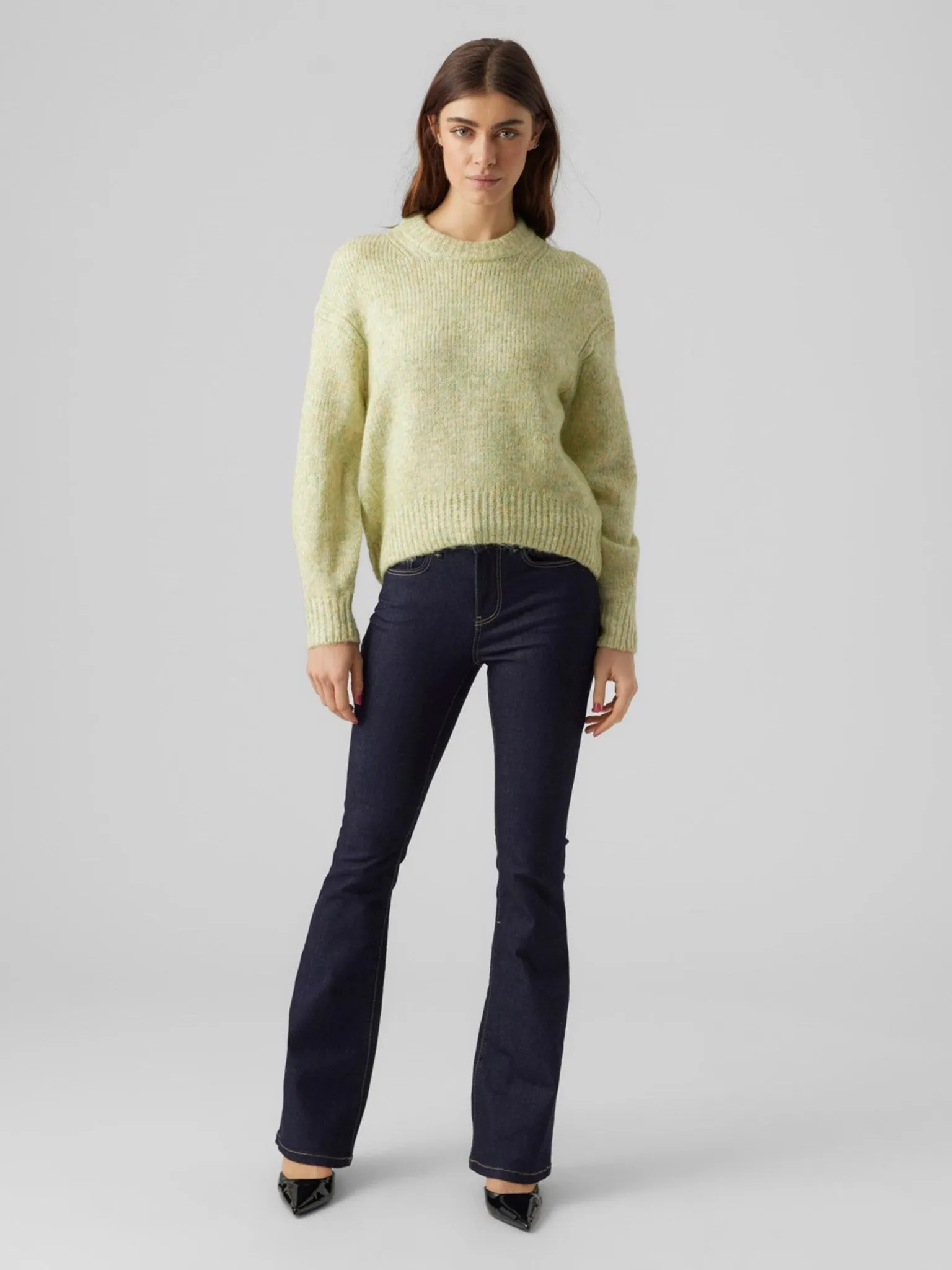 Cally O-Neck Pullover - Lemon Meringue