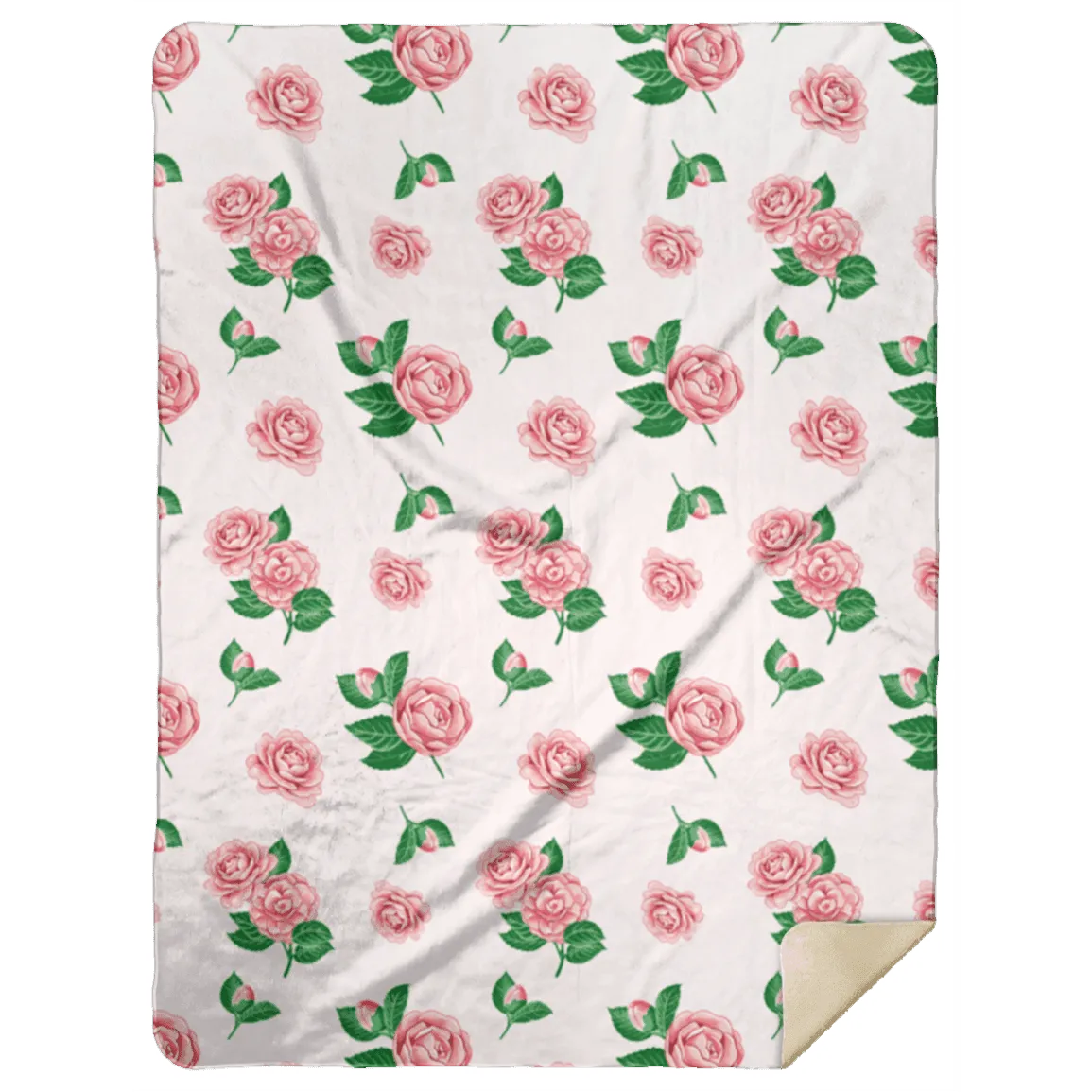 Camellia Plush Throw Blanket 60x80