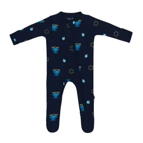 Chanukah Zippered Footie Pajama