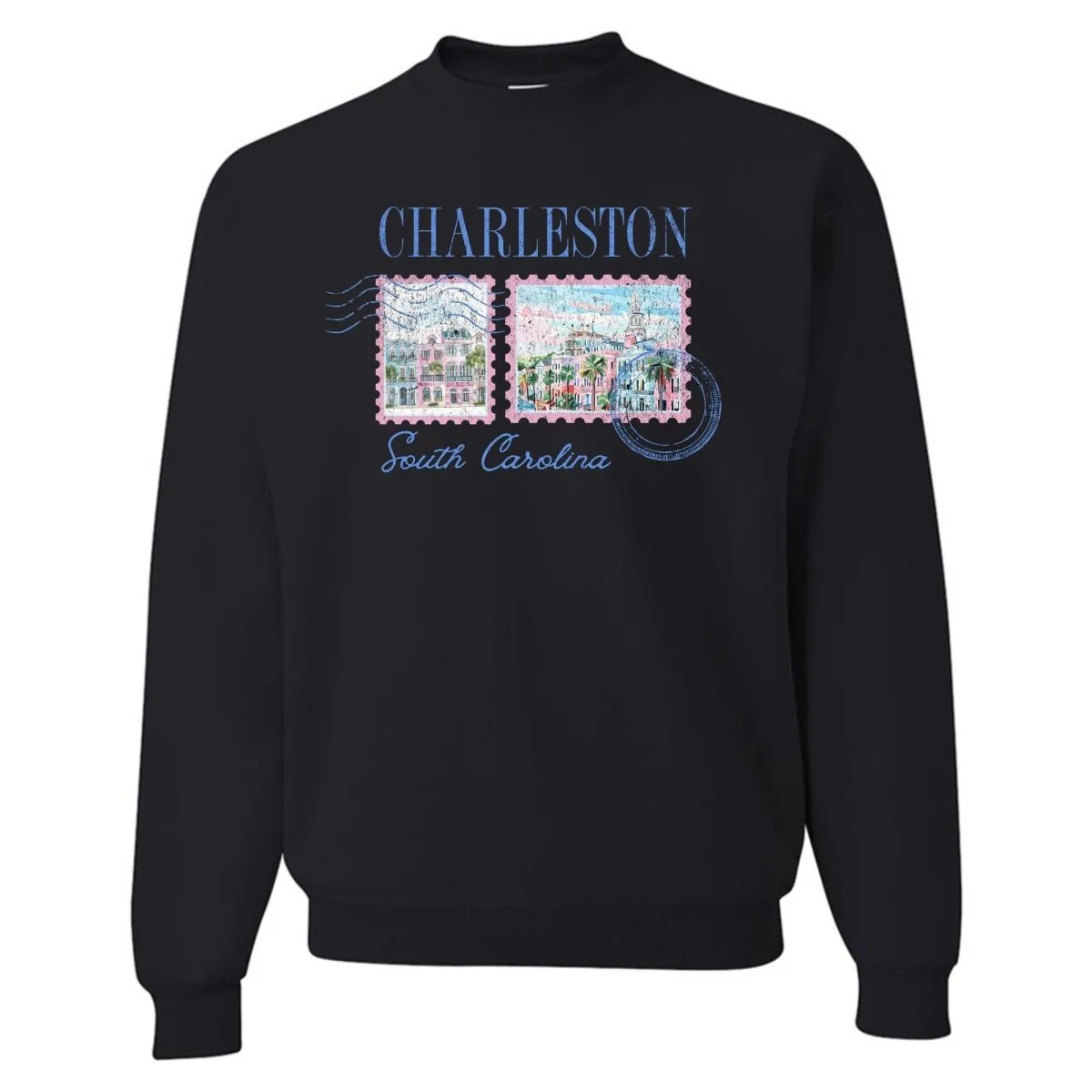 'Charleston Stamp' Crewneck Sweatshirt