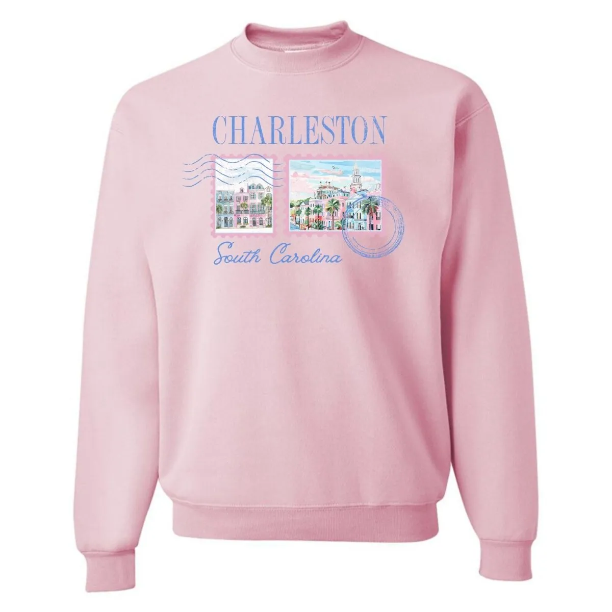 'Charleston Stamp' Crewneck Sweatshirt