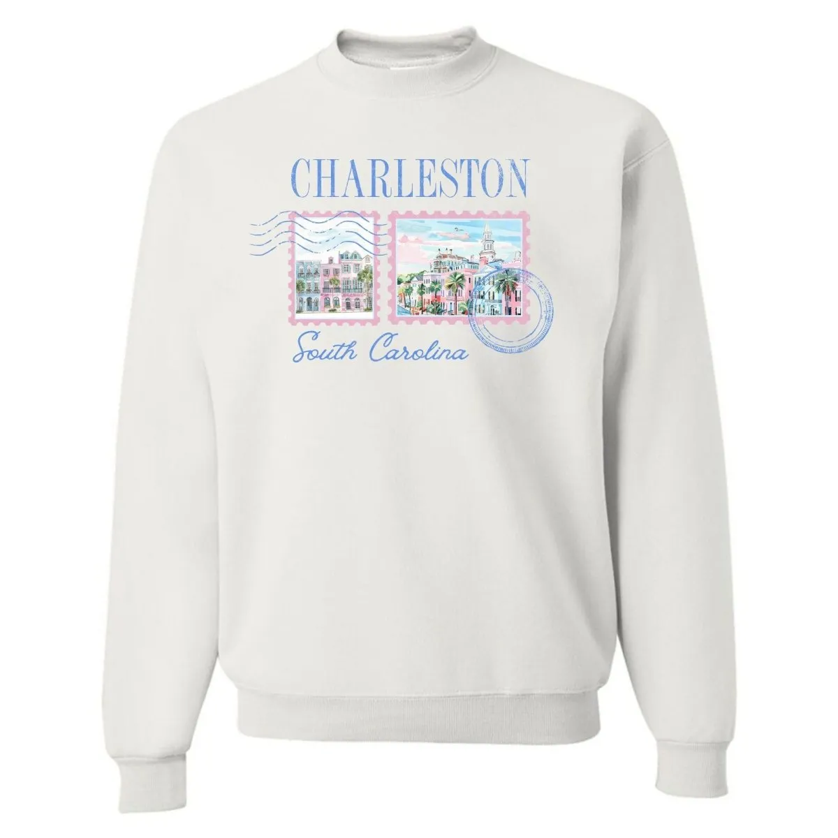 'Charleston Stamp' Crewneck Sweatshirt