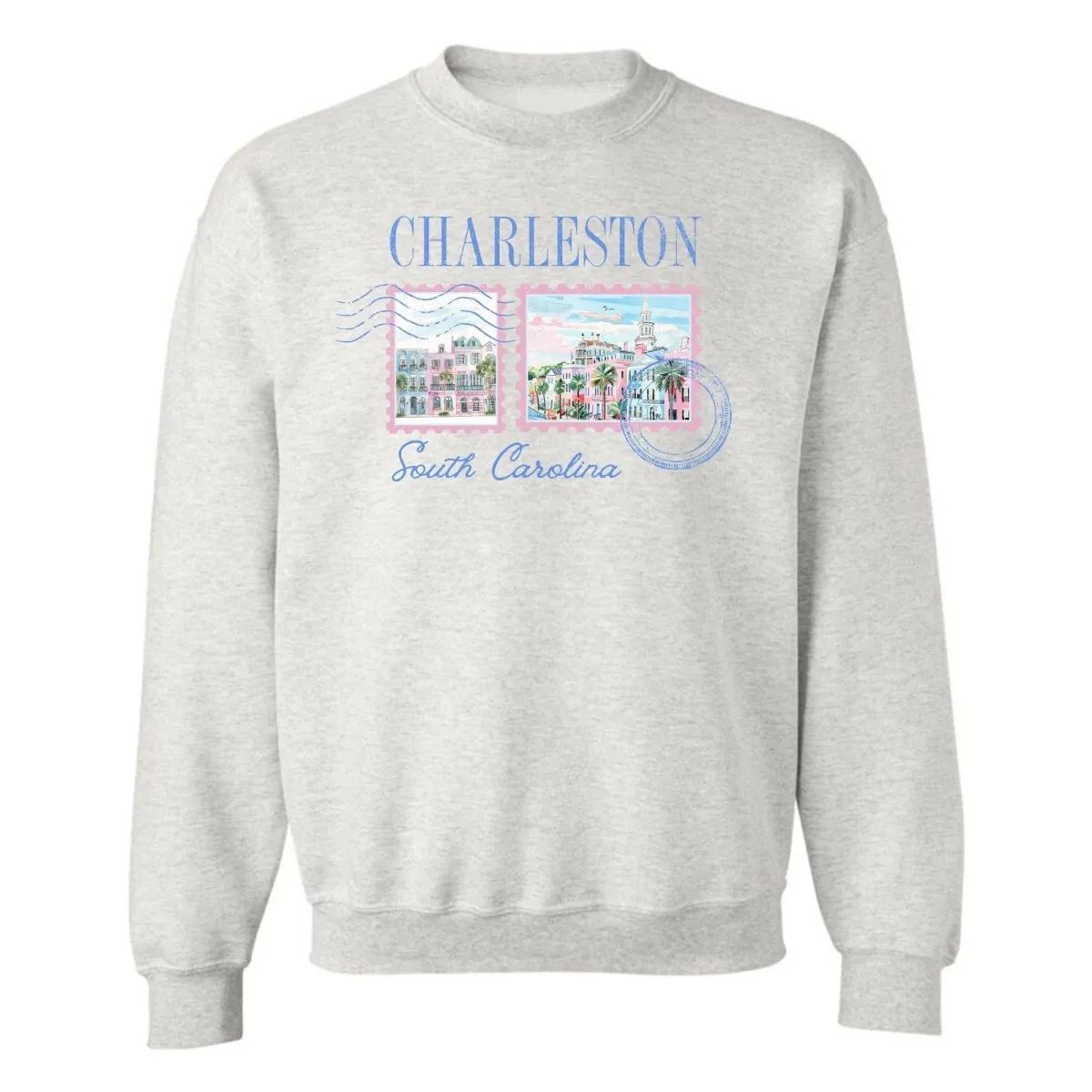 'Charleston Stamp' Crewneck Sweatshirt