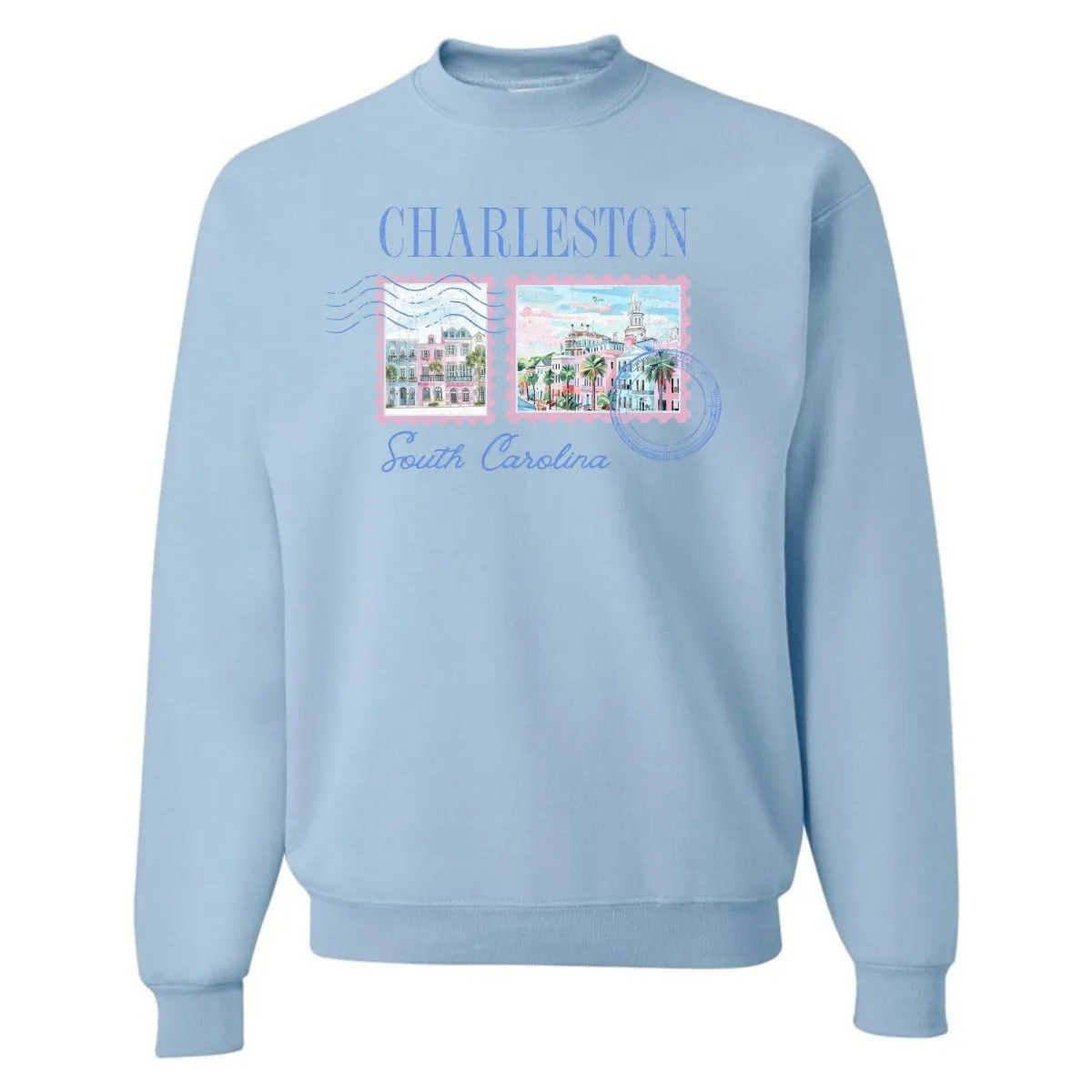 'Charleston Stamp' Crewneck Sweatshirt