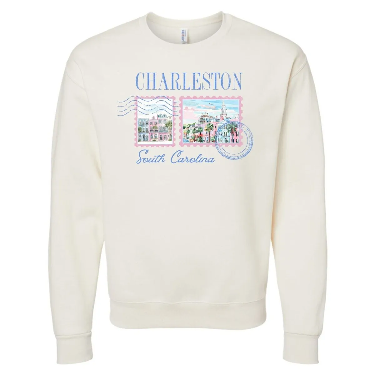 'Charleston Stamp' Crewneck Sweatshirt