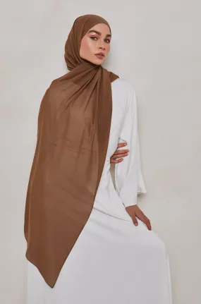 Chiffon LITE Hijab - Bark