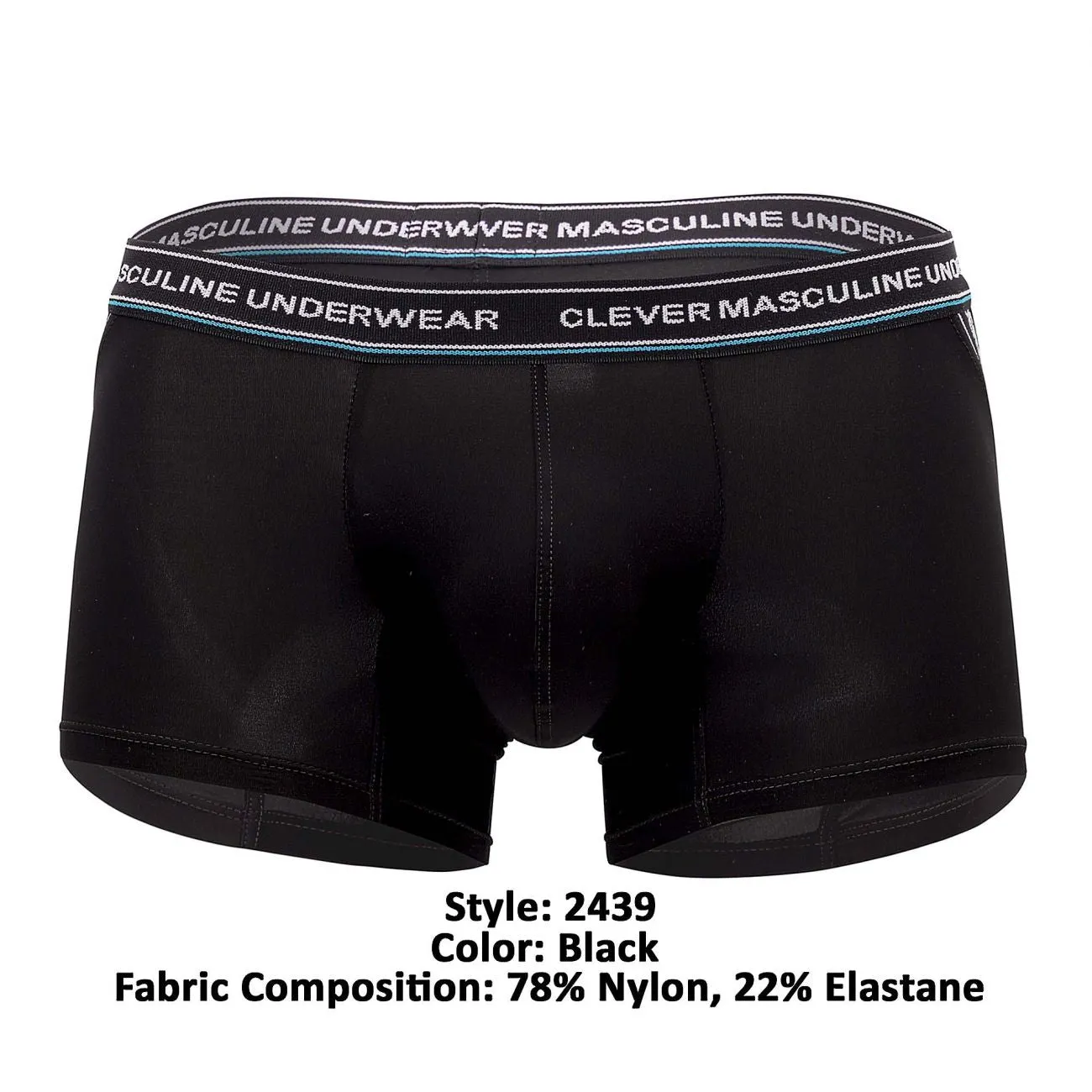 Clever 2439 Kalderash Boxer Briefs Color Black