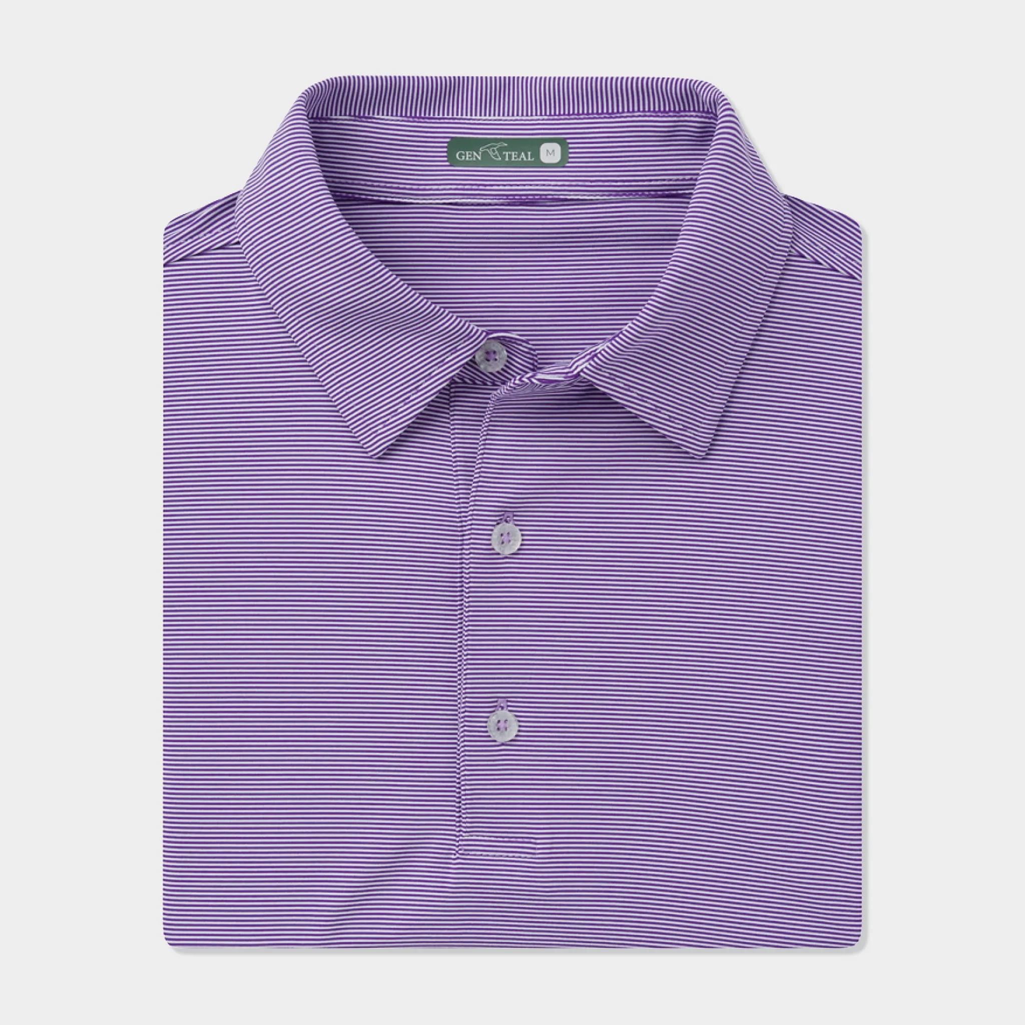 Club Pinstripe Performance Polo